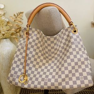 Authentic Louis Vuitton Artsy MM Damier Azur